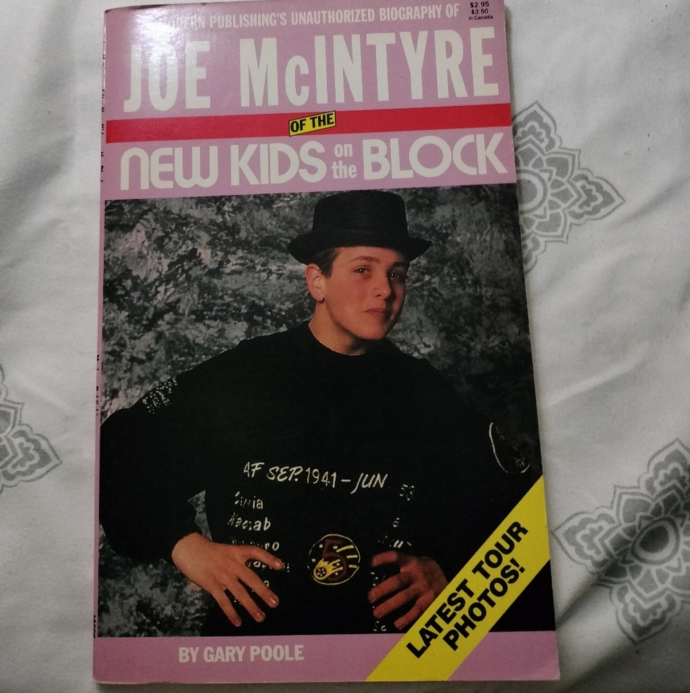 New kids on the block, joey McIntyre book